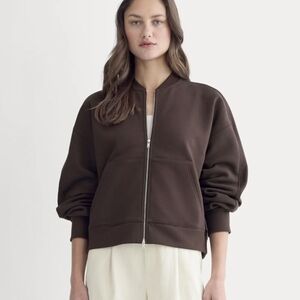 Everlane Luxe Fleece Bomber Jacket